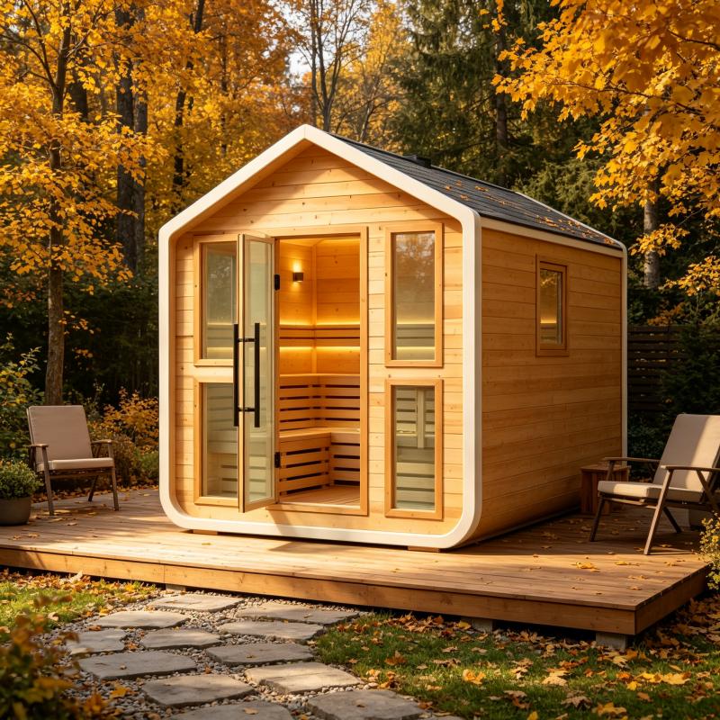 Spa And Wellness Hotel - Custom Luxury Sauna Cabin Solid Wood