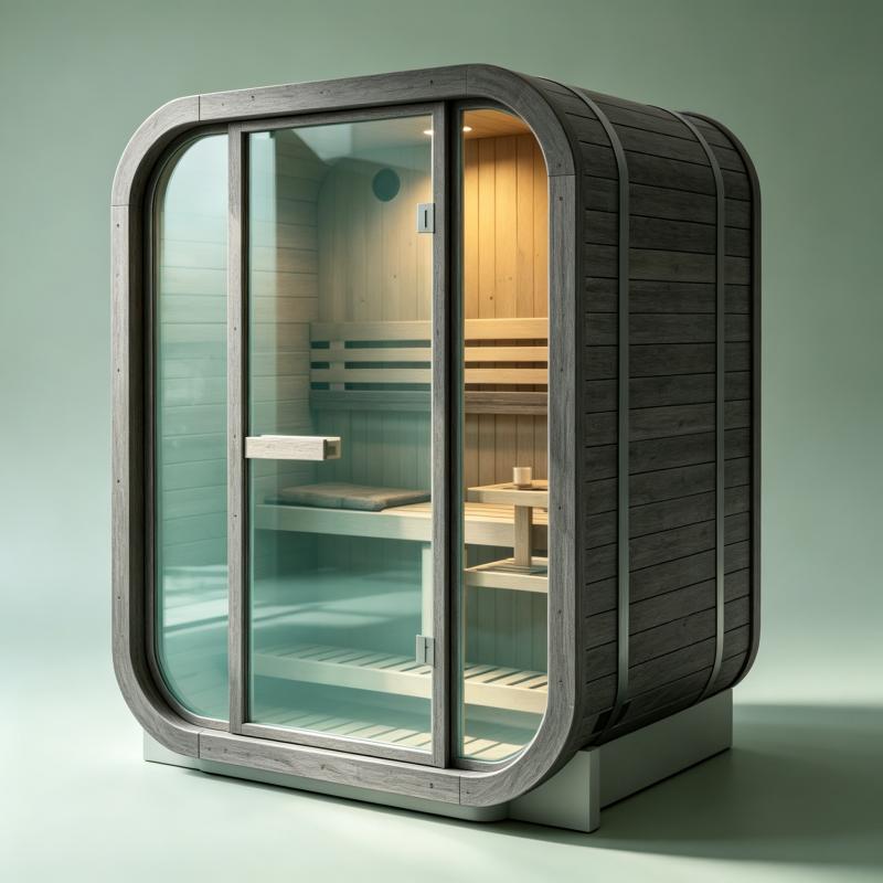 Spa And Wellness Hotel - Large Custom Sauna Room Solid Wood