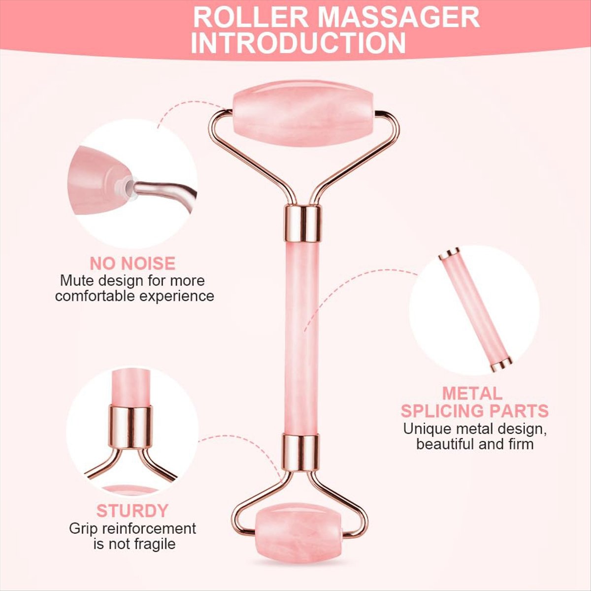 MSOR New Gua Sha Tools Jade Ro - Jade Roller Stone ulasan dan harga