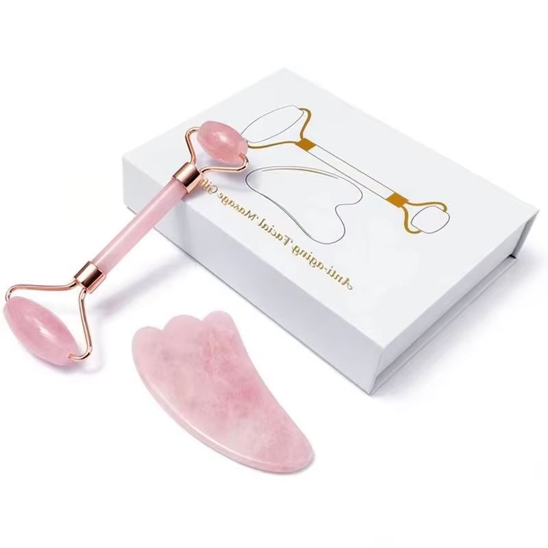 Rose Quartz Gouache Scraper Fa - Jade Roller Stone ulasan dan harga
