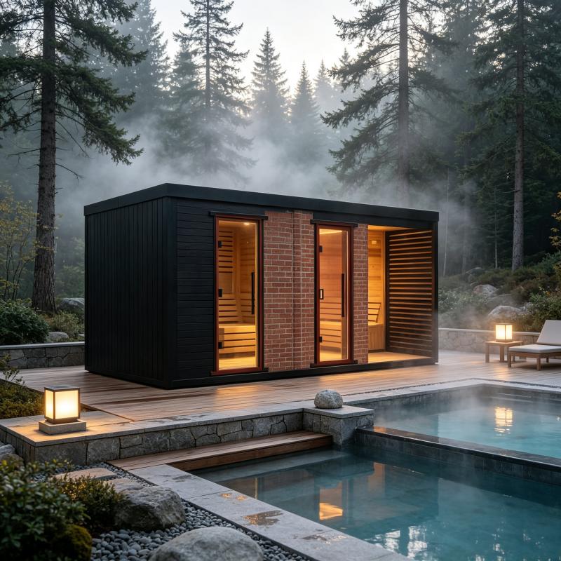 Customized Outdoor Sauna House - Spa Wellness In ulasan dan harga