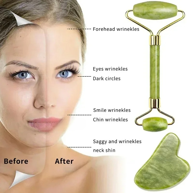 Natural jade roller massager,  - Jade Roller Stone ulasan dan harga