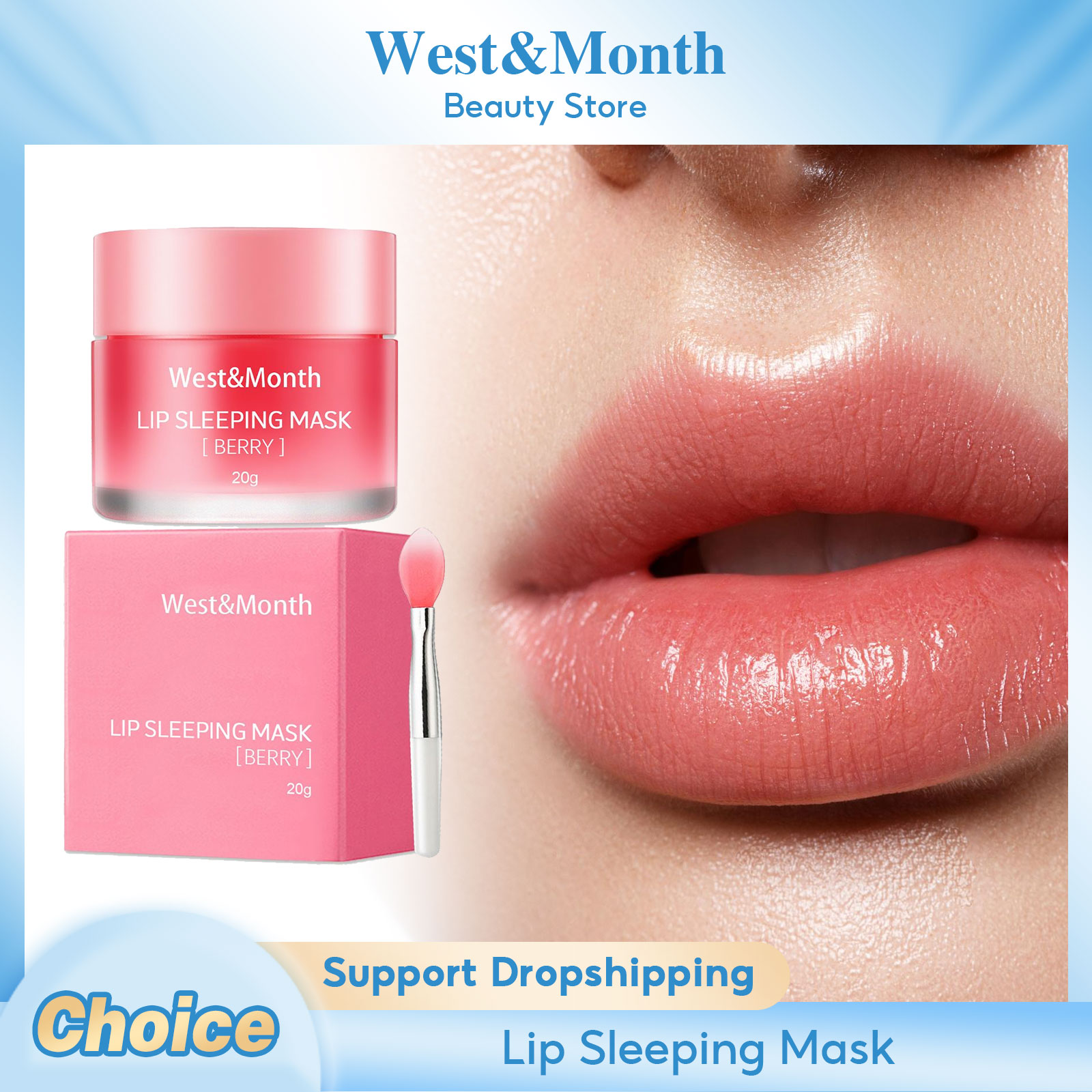 Sleeping Lip Mask Anti-Chapped - Dry Brush Body ulasan dan harga