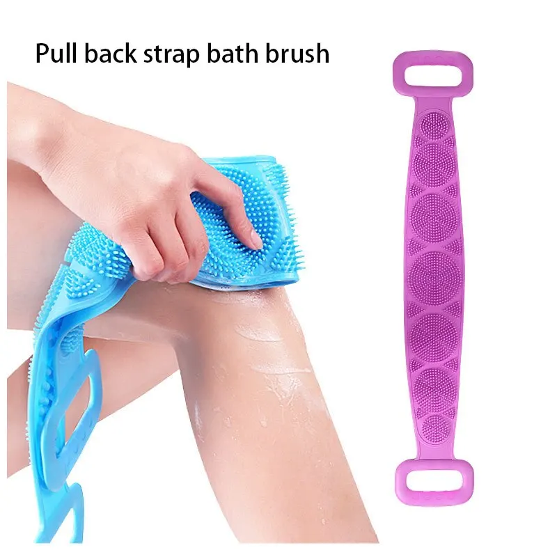 Body Sponge Silicone Brushes B - Dry Brush Body ulasan dan harga