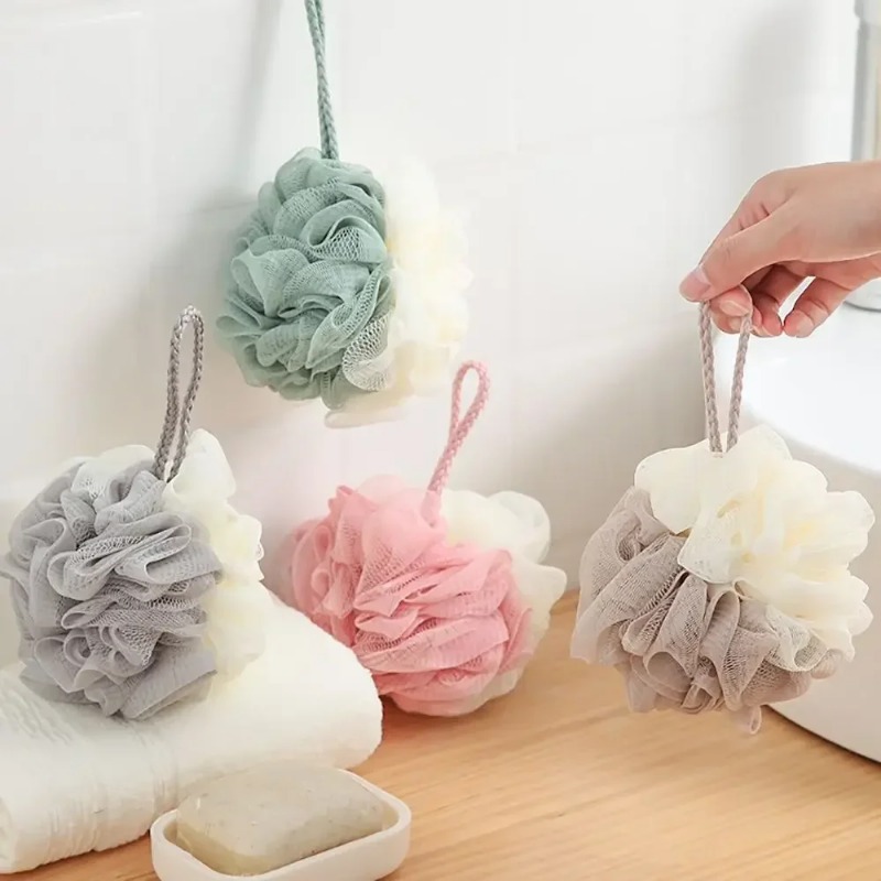Soft Shower Mesh Foaming Spong - Dry Brush Body ulasan dan harga